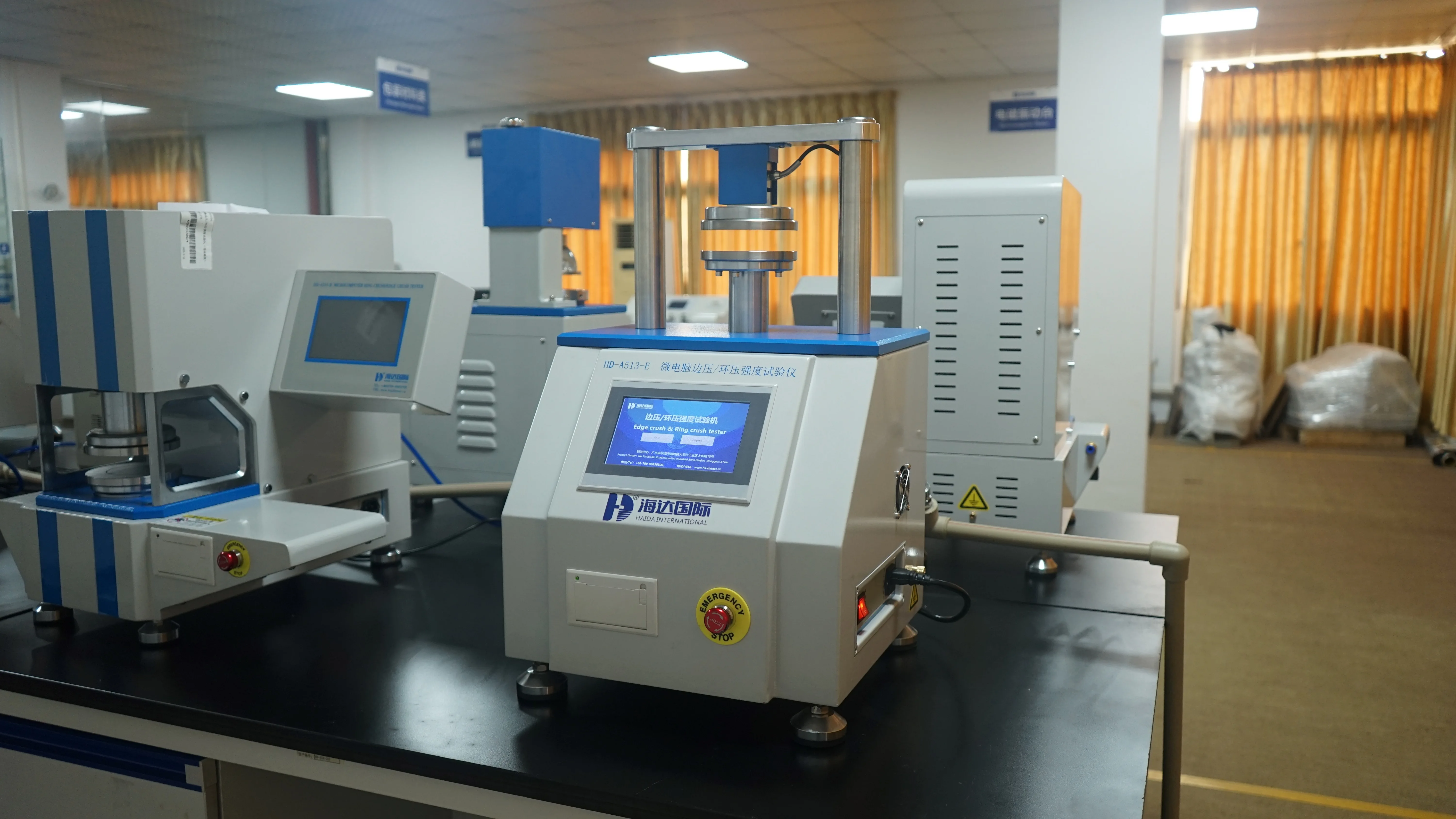 Edge Pressure Ring Crush Strength Tester Carton Paper Board  RCT/ECT/FCT/PAT Test Machine