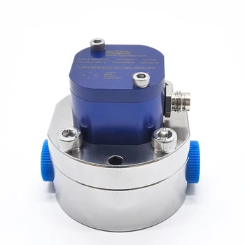 High Precision Micro Circular Gear Flowmeter 70,000 Pulses Tests Micro Flow Rate of 0.3ml/min Supports OEM Viable for Water Oil
