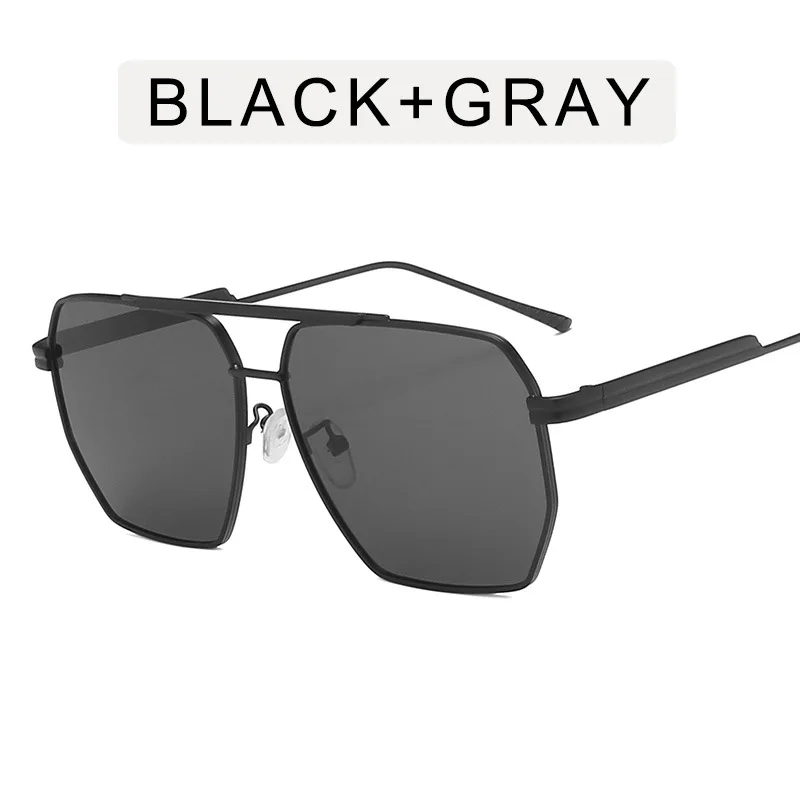 Retro Oversized Square Polarized Sunglasses for Women and Men display picture 1