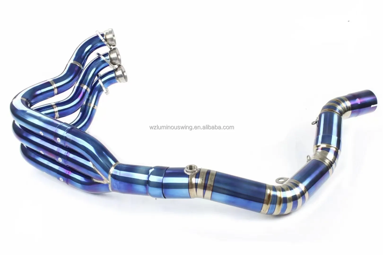 Stainless Exhaust Motorcycle Exhaust System For Kawasaki Z900 2017 2018