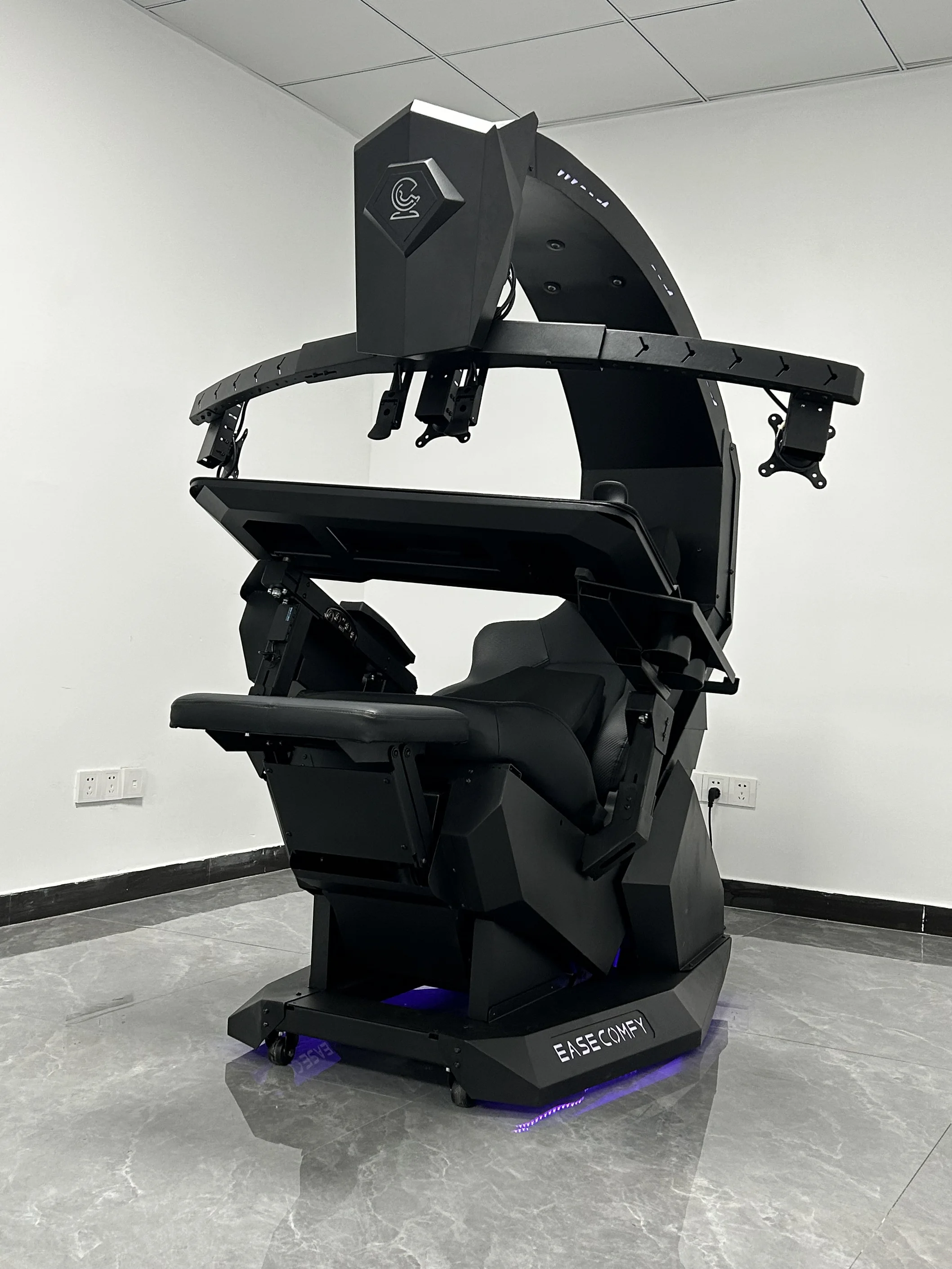 T2 EASE COMFY Ergonomic zero Gravity Recline Chair Cockpit Super Comfortable Ease Adjustable Computer Workstation