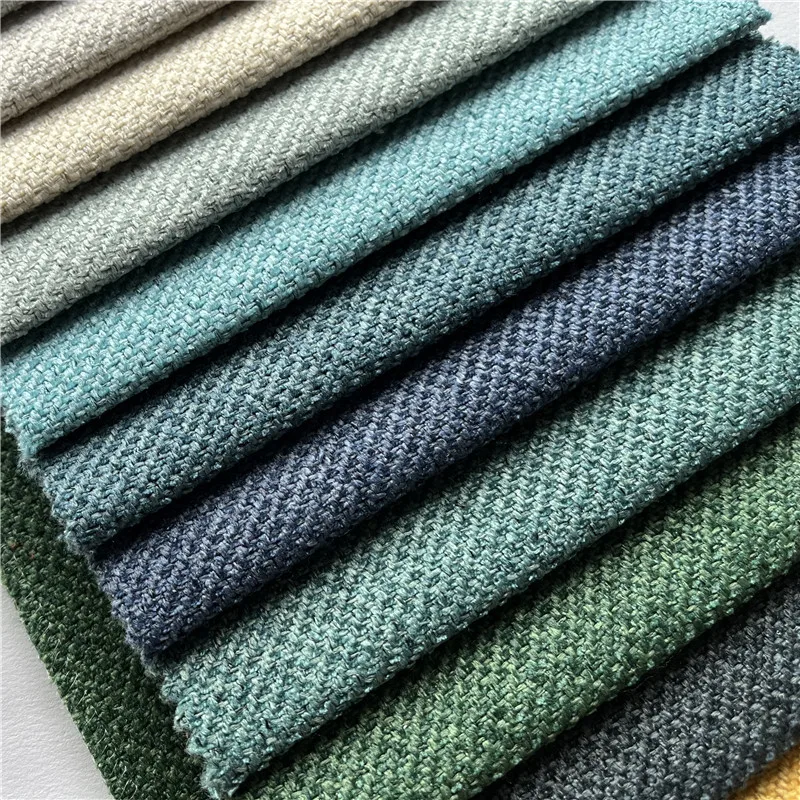 Fabric Supplies Sofa Fabric Wholesale Polyester Upholstery Linen Fabric