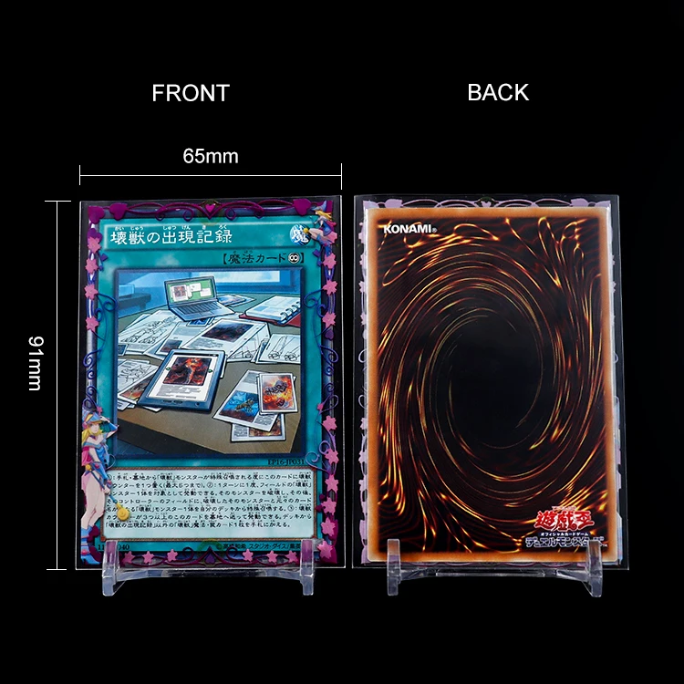yugioh custom card sleeves Magnetic Graded Card Risers