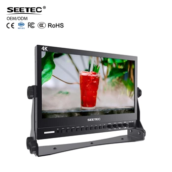 SEETEC P133-9HSD 13.3 Inch Aluminum Design IPS Pro Broadcast LCD Monitor with 3G-SDI   AV YPbPr Factory Direct Price