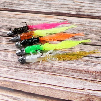 75mm/1.32g Mini Straight Tail Carp Lake Bait Lure Root Fishing Soft Bait Front Back Color Attractive Salmon Sea Bass Zander – Soft Lure – view 5