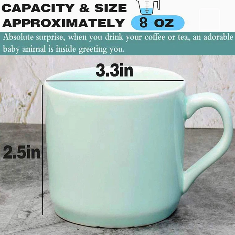 Cute Dog Mug 3d Animal Shaped Ceramic Mug Coffee Tea Milk Cup,Gift For ...
