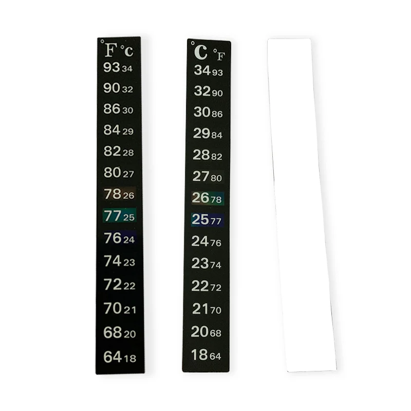 Custom OEM Design Many Kinds Thermochromic Liquid Crystal Thermometer for Aquarium