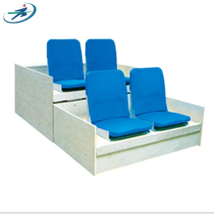 Outdoor Gym Telescopic Bleachers Flap Chair  Steel Grandstand Movable Stadium Bleachers in Dezhou  Factory