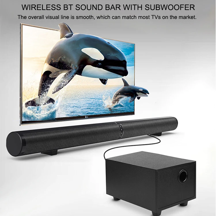 Home Theater System Soundbar with Wireless Subwoofer - BT5.0