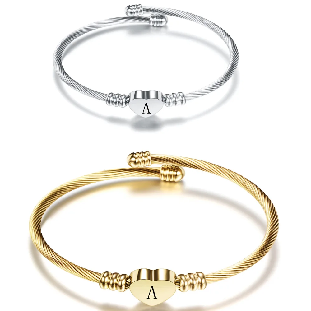 gold bracelet bracelet lettre alphabet or