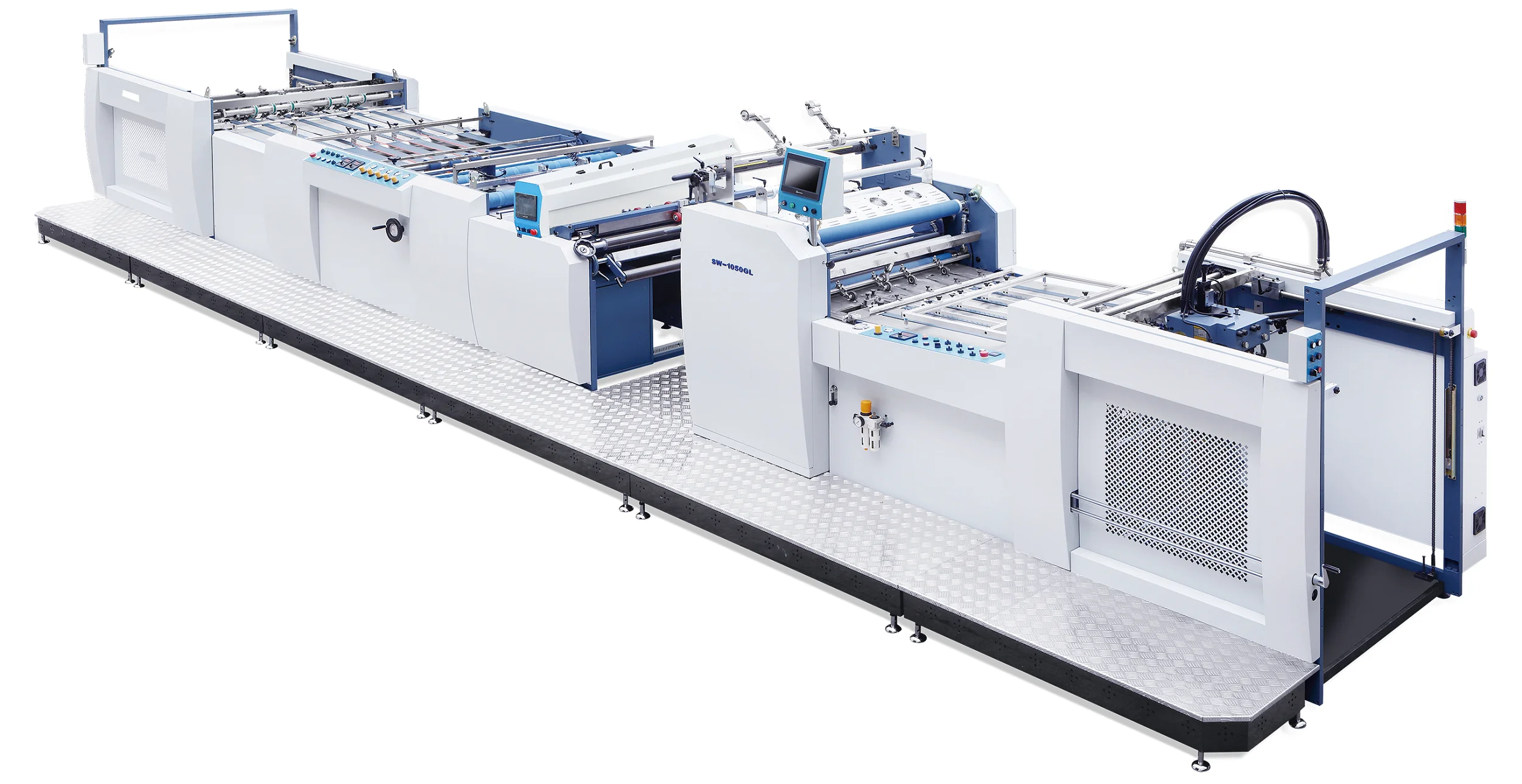 SW-1050GL Automatic High Speed Thermal Film Laminating Machine With Chain Cutter