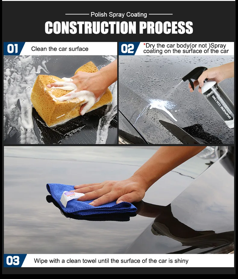 GRAPHENE NANO SPRAY COATING  HYDROPHOBIC GLOSSY FINISH  BEYOND CERAMIC Car Care