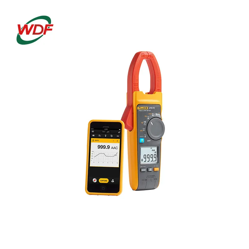 Fluke 376 True RMS AC/DC Clamp Meter 1000V 1000A MVDC MIN MAX AVG Inrush Backlit