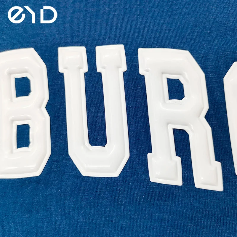 How to apply iron on letters for a professional finish