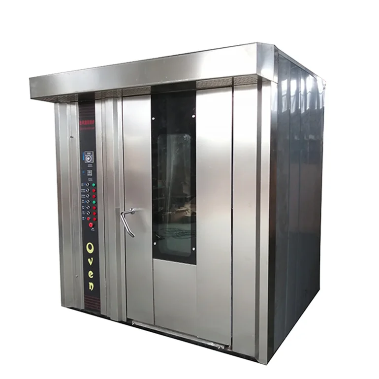 Automatic Big Rotary Bread Baking Oven Rotary Rack Oven Gas diesel Rotary Bread Oven South Africa