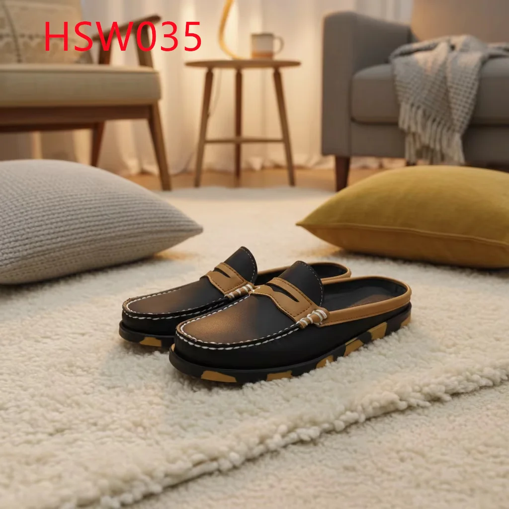 ZYF,Leisure Travel Mask Style Relaxed Fit Design Fashion Boat Shoes Colorful Rubber Outsole Casual Unisex Penny Shoes HSW035