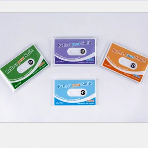 Daily Care Unique Design Easy Take Card Box Packing 40M Nylon Material 630D Dental Floss with Mirror