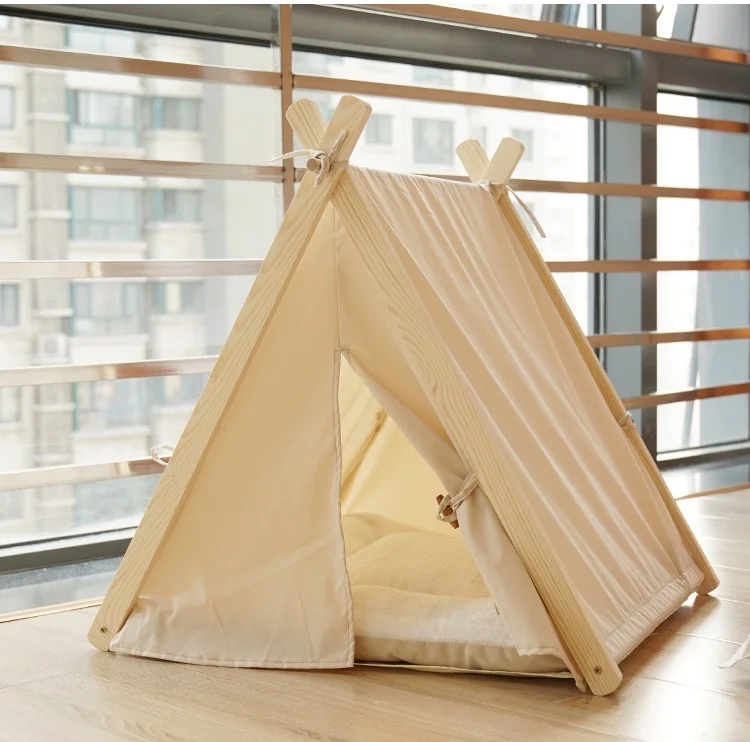 product wholesale high quality foldable comfortable breathable pet dog cat tent washable pet nest house-52