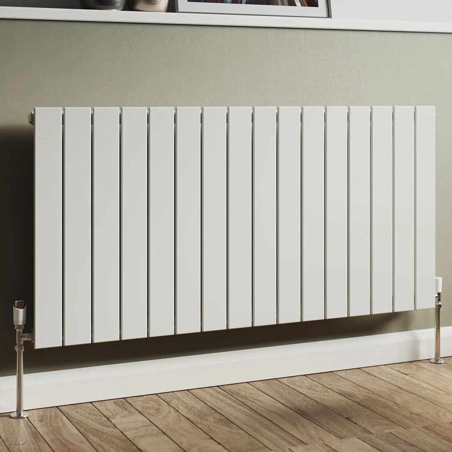 Pre Fab Radiators Universal Replacement Steel Heater Radiator, Pre-Drilled for Valves ...