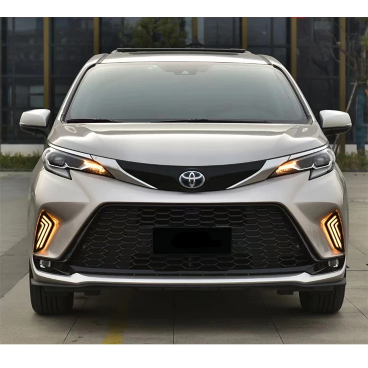 NEW CAR BODY KITS for TOYOTA SIENNA 2021 2022 UPGRADE BODY KITS TAIL LIGHTS