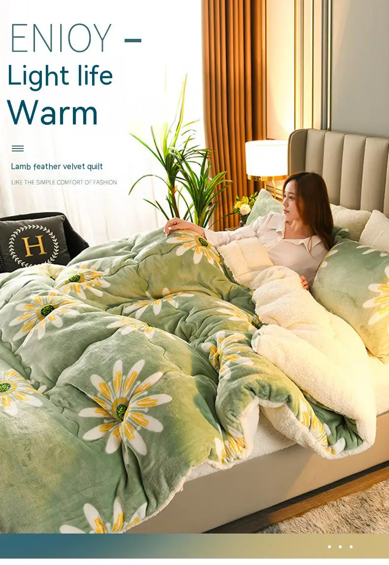 Wholesale Cheap Fabric Hotel Bed Quilt Polyester Blend Microfiber Quilt