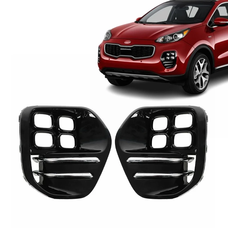 spare parts replacements Fog Bumper Lamp Light Bezels Cover for Kia Sportage 2017-2019 SX