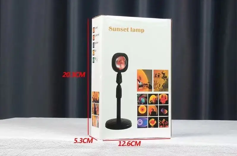 Tiktok Hot Sunset Lamp Projector Tall Led Sun New Model Dropshipping Sunset Lamp Proyector Night