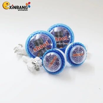 Factory Direct Sales High Quality Round Shooting Push Button Switch for Fish Table Game Machine