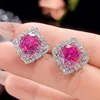 Boucles d'oreilles roses