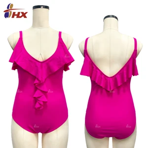 2026 Designer Luxury One-Piece Crinkle Swimsuit for Women Sexy Deep V Fitness Bathing Suit New Bikini