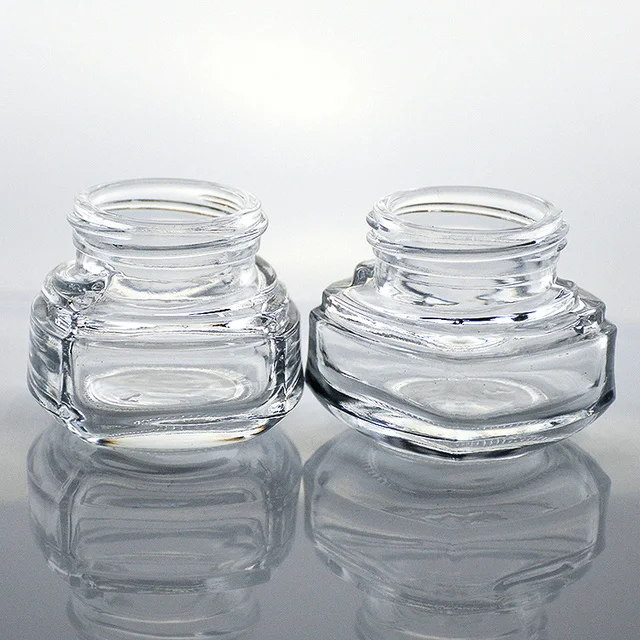 product high transparency cream bottle crown cap square pump lotion face mask packaging screen printing dropper sealing for skin care-4