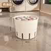 Small laundry basket, cream white