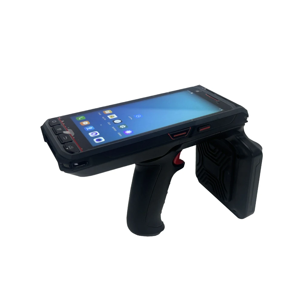 Barcode Scanner Iso18000 6C Battery Powered 900Mhz Android Passive 860 960 Mhz Handheld Uhf Rfid Reader With 4G