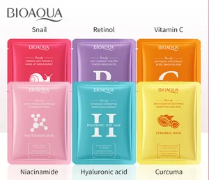 OEM BIOAQUA Private Label Skin Care Cosmetic Products Hyaluronic Acid Skin Care Anti Aging Facial Mask