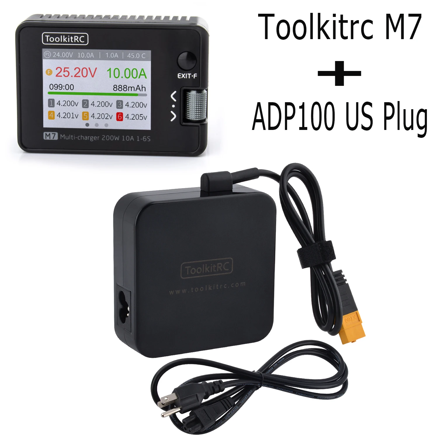 Toolkitrc M7 200W 10A Lipo Battery Balance Charger & Discharger