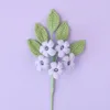 Purple-5Seven branches of fragrant flowers in the head.