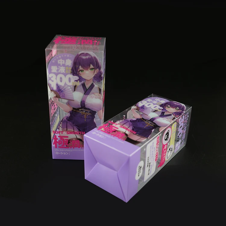 Transparent Clear PVC PET Plastic Print Packing Box Gift Sex Toy Packaging Box Folding Display Box