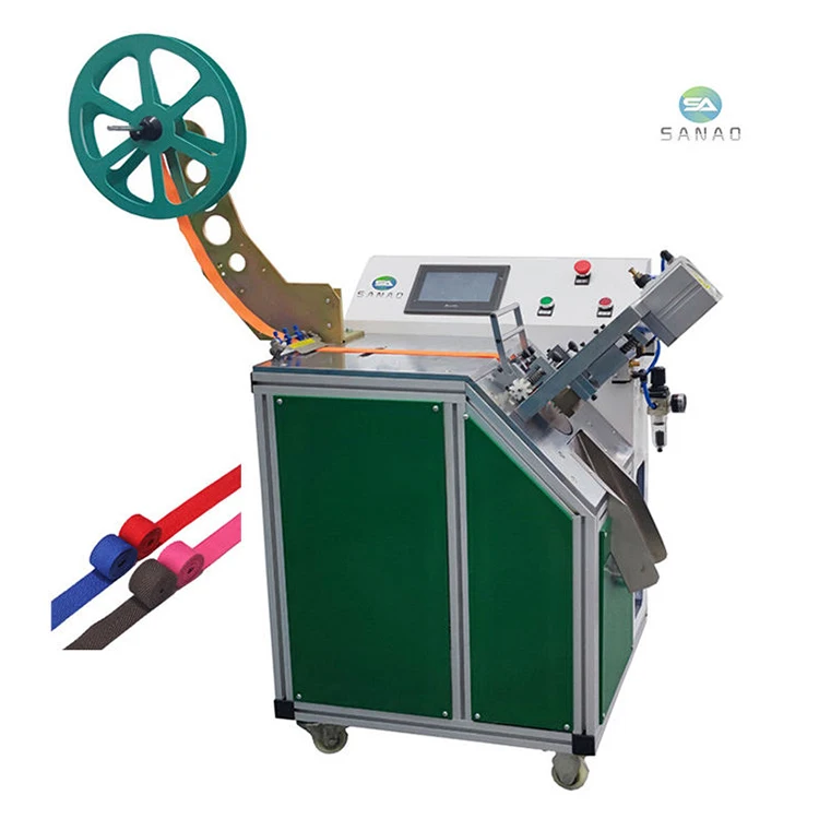 Custom Design Ultrasonic Multi Shapes Silk Ribbon Tape Cutter Automatic Cutting Punching Machine
