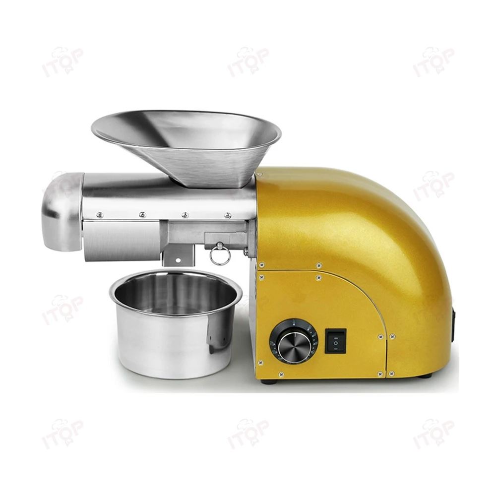 Full Automatic Mini Small Household Home Use Oil Extraction Making Edible Olive Oil Press Machine