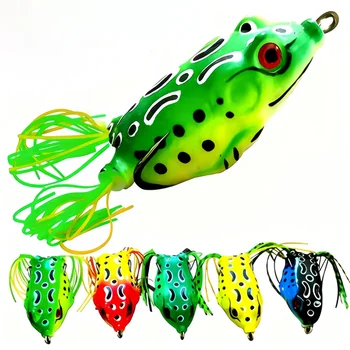 Customized Thunderfrog Lure Vib Bait Set Copper Artificial Soft Bait Simulation Frog Blood Slot Hook Modification Special – Soft Lure – view 2