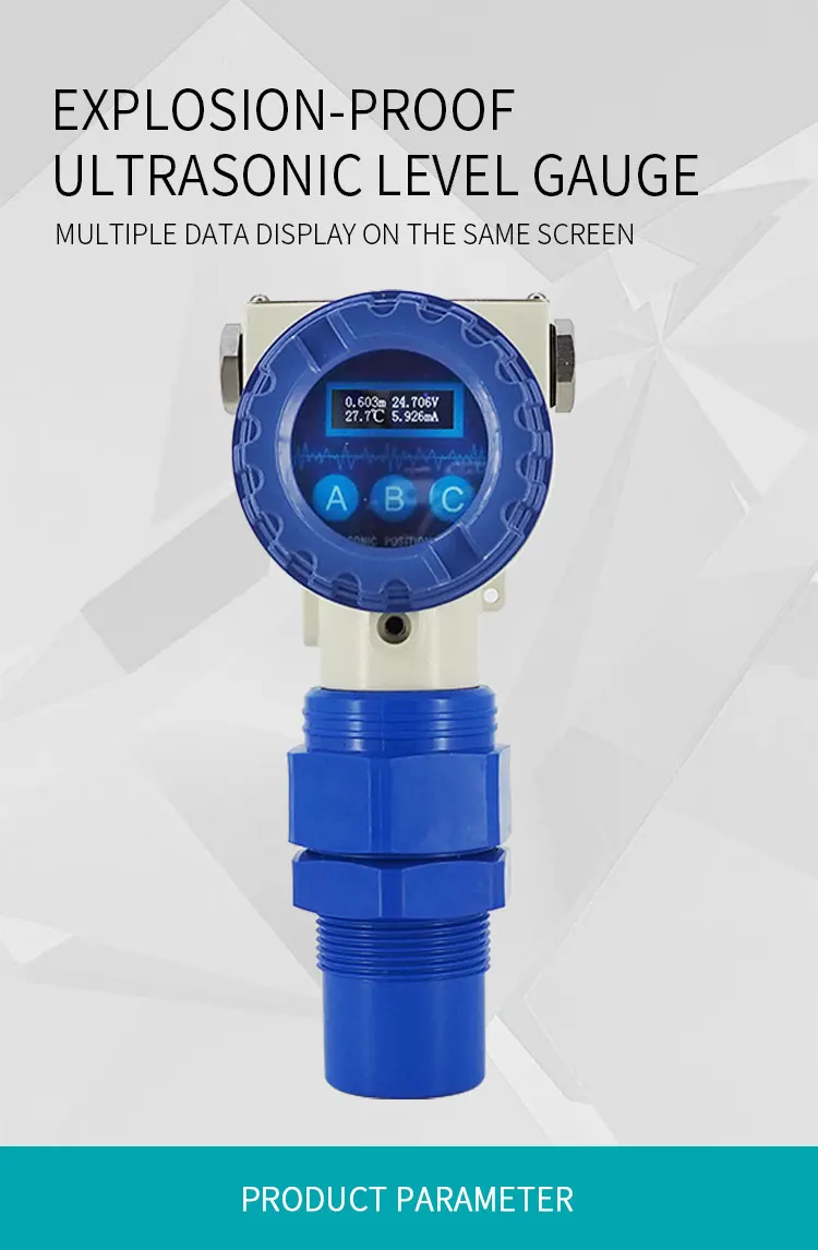 Ultrasonic Level Meter Digital Display Split Ultrasonic Level Meter ...