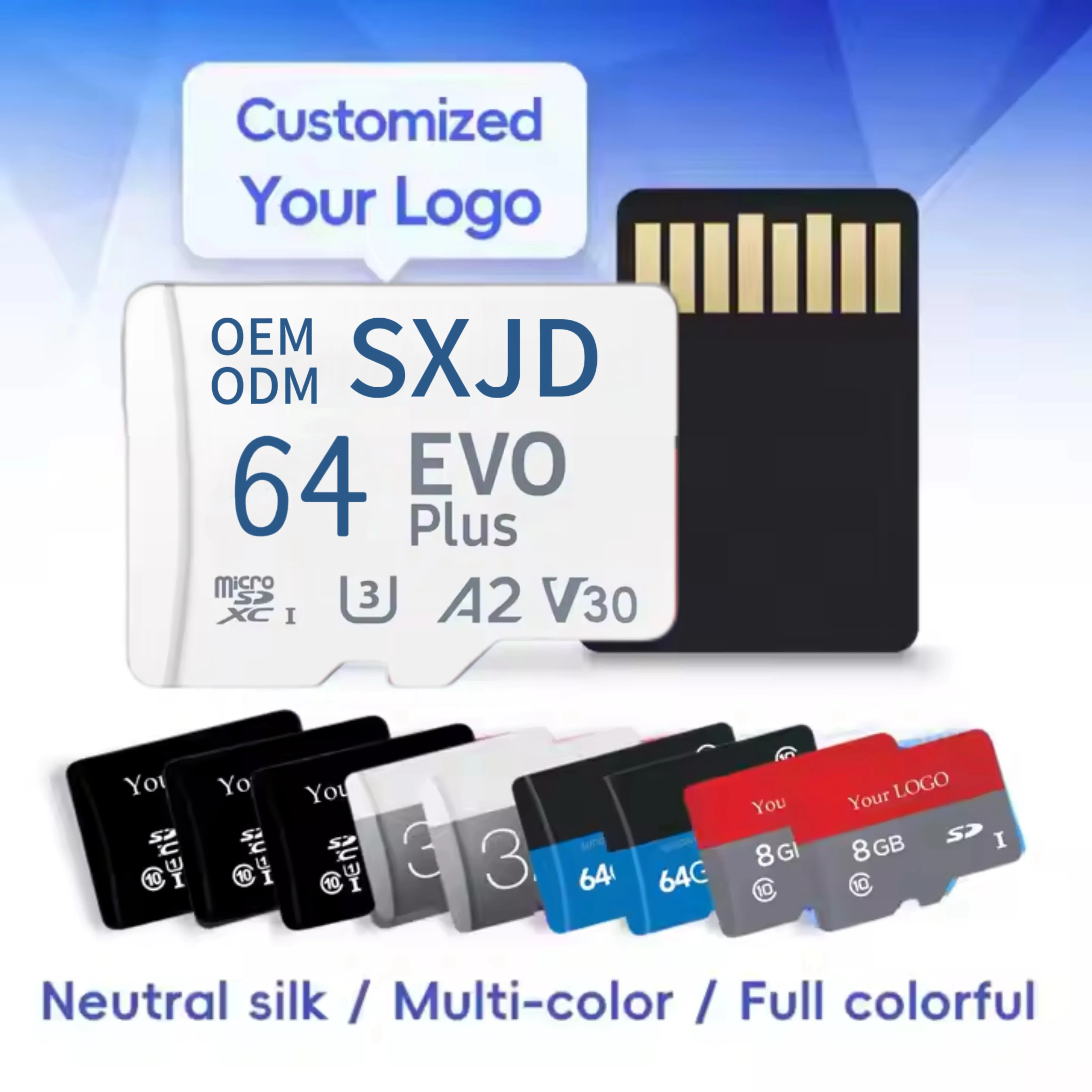 Factory High-Speed Micro TF/SD Card 32GB 1TB Class 10 U3 128GB Phone Memory Card 256GB for Wii PS Vita 32GB 1TB Scan Disk for