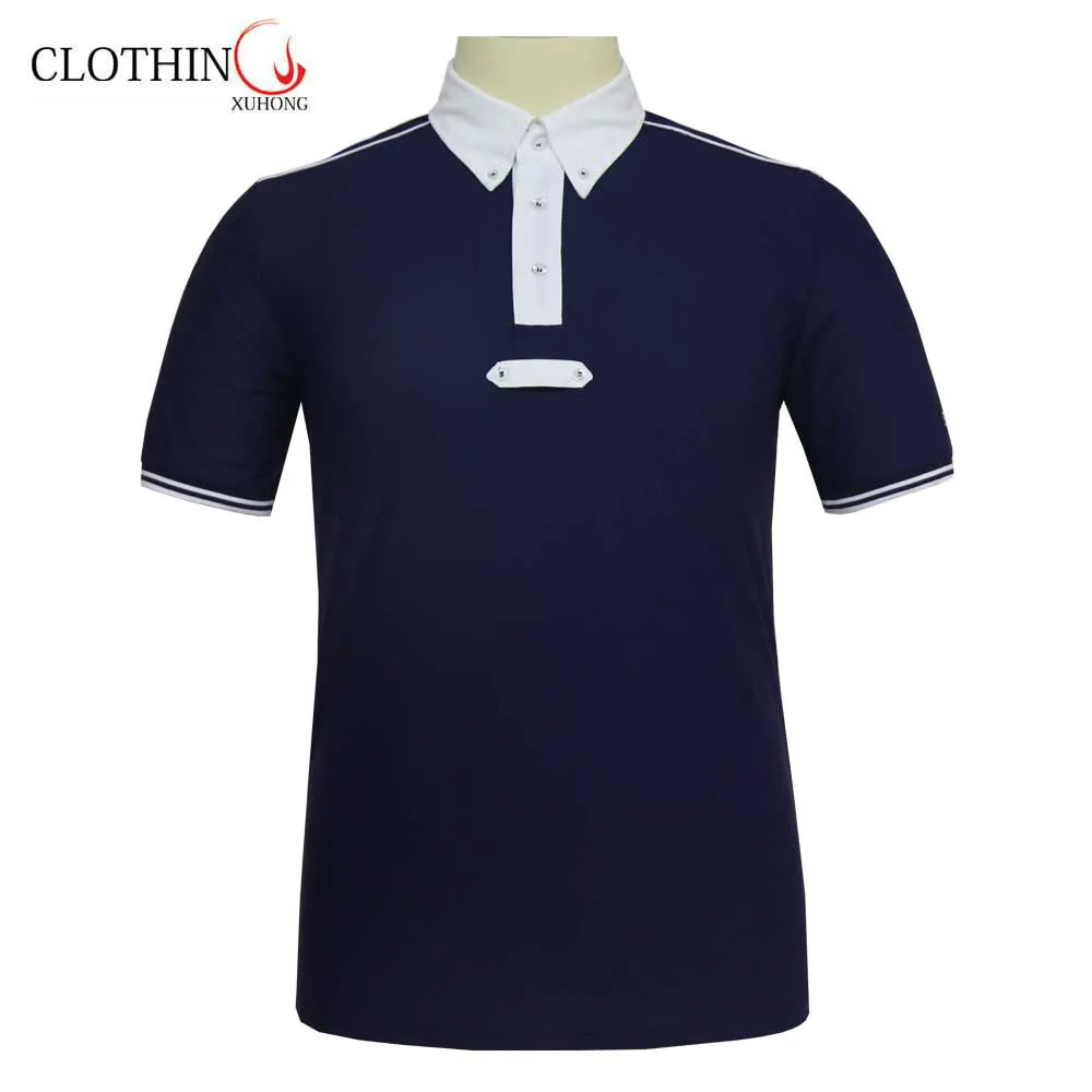 Custom Man New Design Dry Fast High Elastic Equestrian Horse Riding Shirt  High Quality Manufacturers of Equestrian Clothing