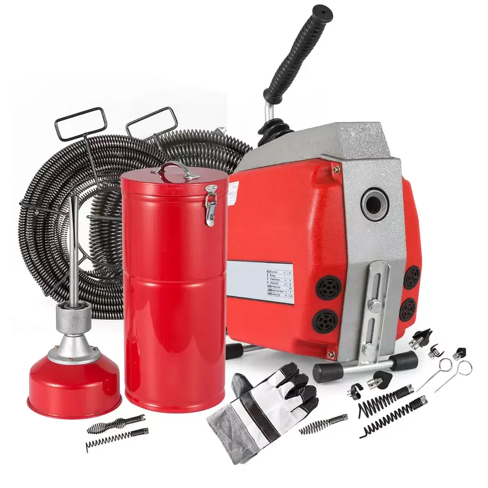 2023 Cheap Drain Cleaner  Sectional Drain Cleaning Machine with 16&22mm Cables