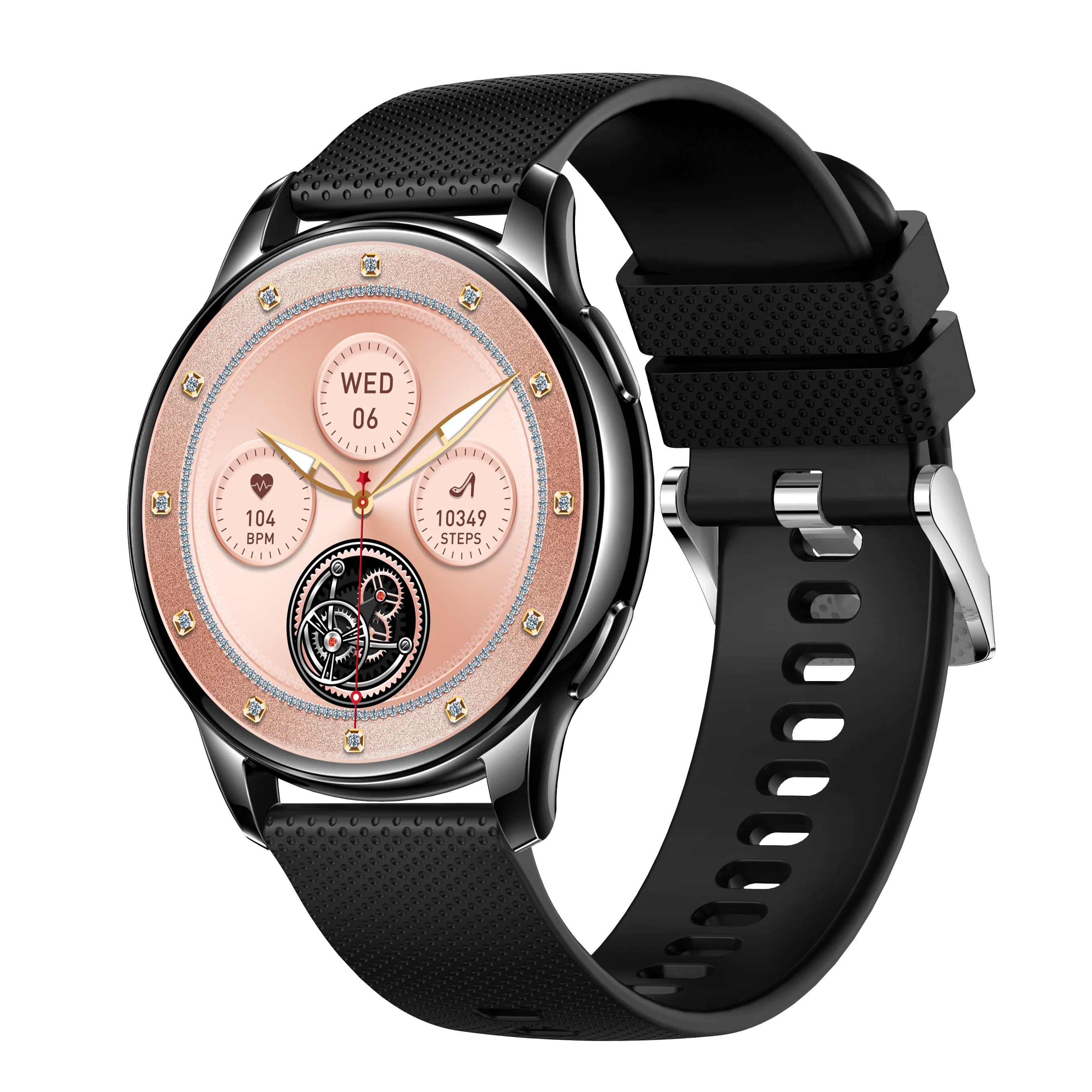 2024 New Arrival Lady Smart Watch Y11 Women's Health Heart Rate  Amoled Screen IP68 Waterproof BT Call Fashion Smartwatch