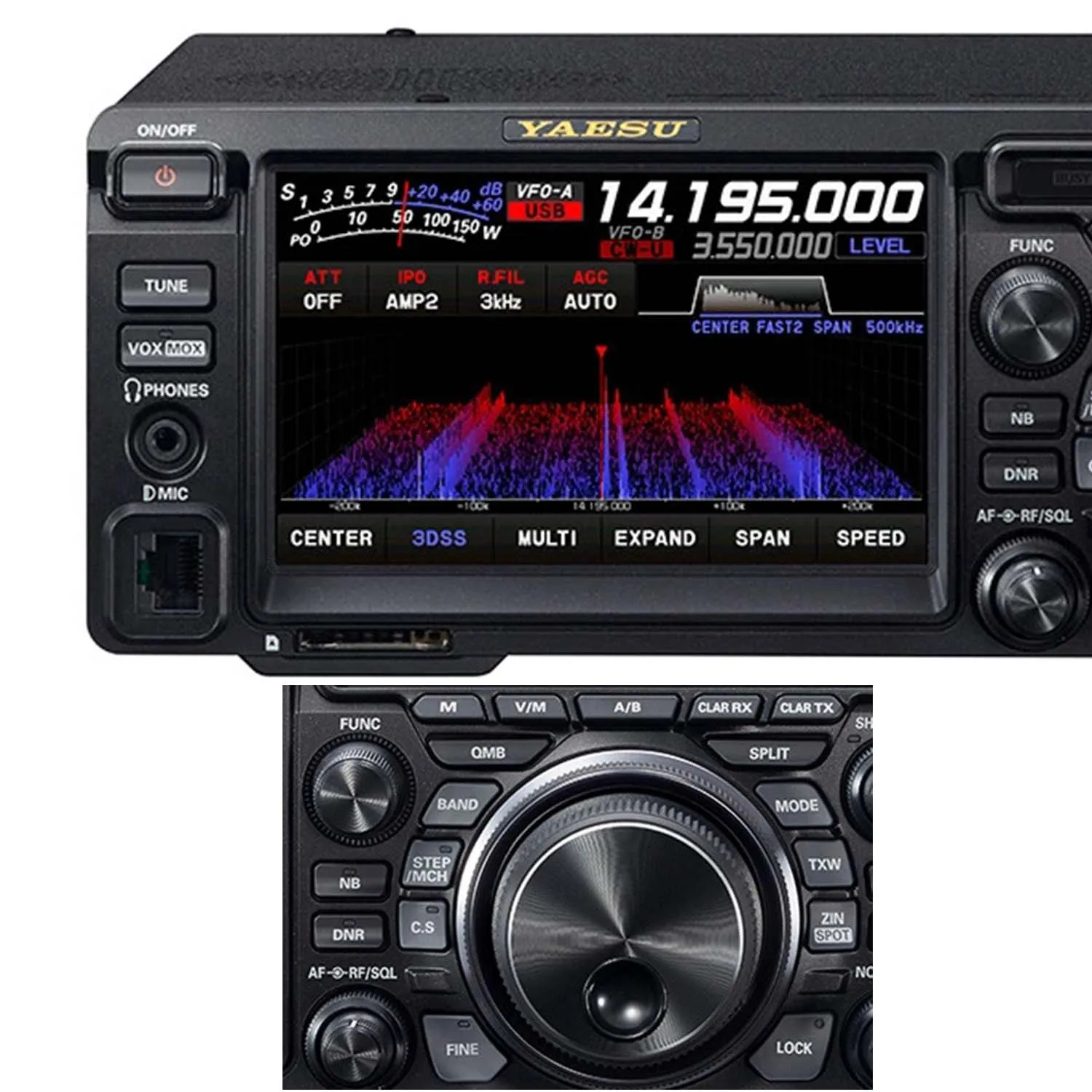 トランシーバー YAESU FTDX-10 Yaesu FTDX-10 Yaesu FTDX10 Compact HF/50 MHz 100W SDR Transceivers