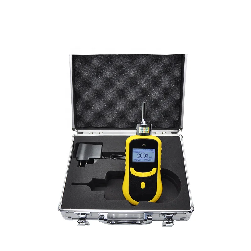 PORTABLE SO3 SO2 CO CO2 O2 O3 NH3 CH2O CH4 H2 Cl2 HCl H2S NO2 MULTIPLE GAS DETECTOR
