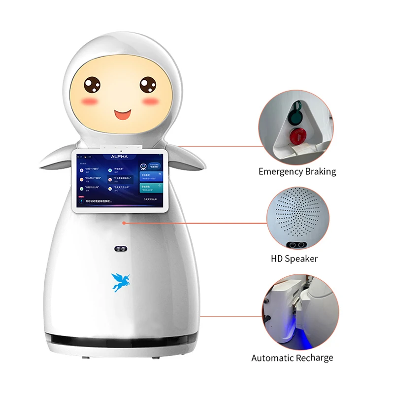 Intelligent Smart Robot for School Kids Multifunctional Reception Robots Ai Hospitality Assistant