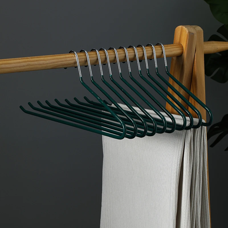 Best Selling Pvc Coating Open End Metal Pants Hangers Z Shape Trousers Hanger Pants Metallic Jeans  Hangers for Pants