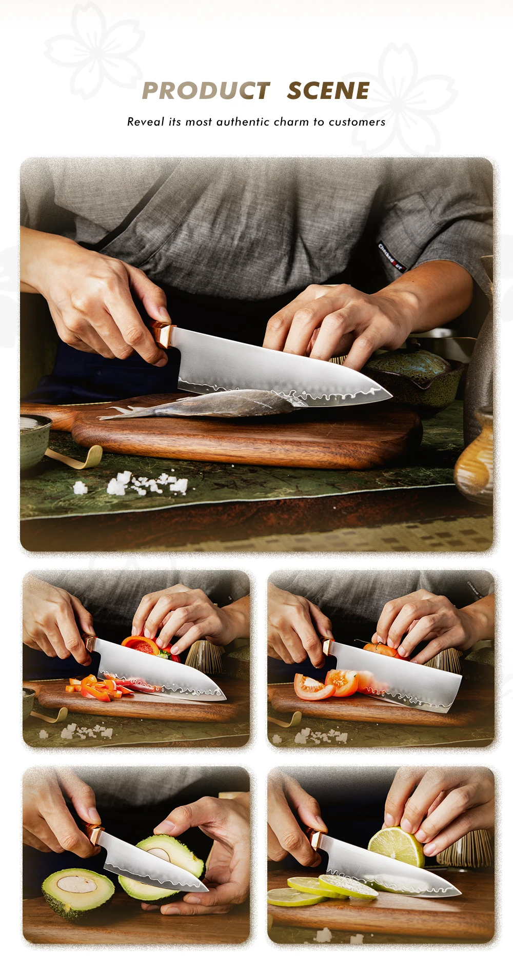 Grandsharp Kitchen Chef Knife Sets - Japanese ZDP189 Steel